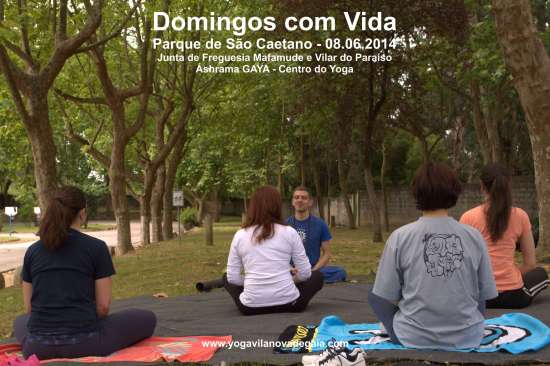 08.06.2014 - Yoga Vila nova de Gaia - Domingos com Vida - Parque de São Caetano