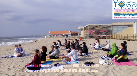 21.03.2015 - Yoga na Praia Francelos (VNG)