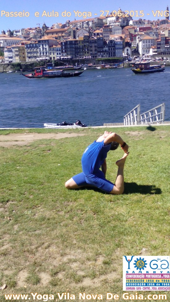 27.06.2015 - Caminhada e aula do Yoga - Hostel Gaia Porto - VNG